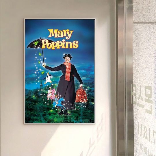 Mary Poppins Film classic movie canvas poster unframe multiple choice