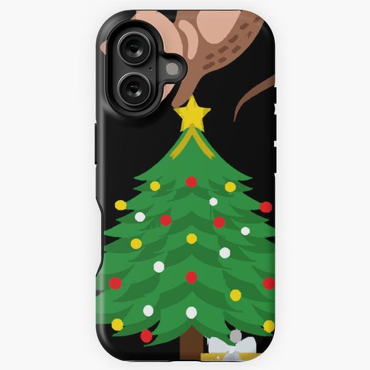 possum christmas tree iPhone Case