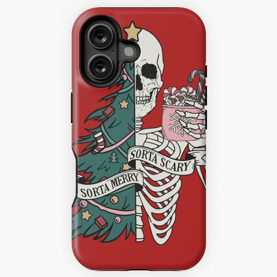 Discover Sorta Merry Sorta Scary iPhone Case