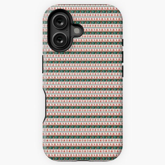Christmas reindeer iPhone Case