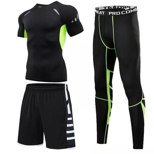 New Men's Running Tracksuit Training Fitness Sportswear Gym Tight Sweatpants