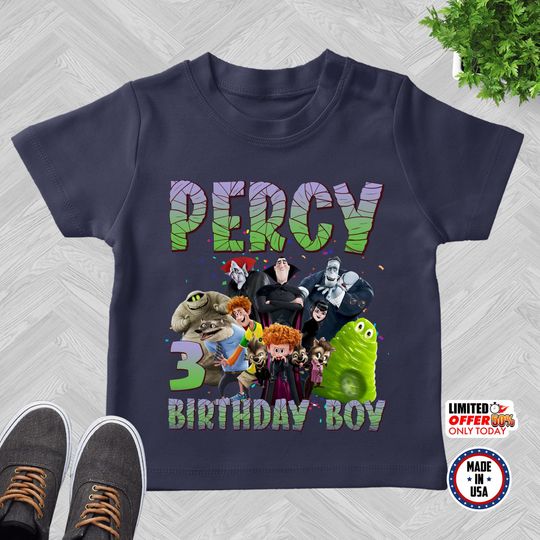 Disney Hotel Transylvania Shirt, Personalized Hotel Transylvania Family Birthday Shirt, Dracula Birthday Family Shirt, Birthday Party NETF15