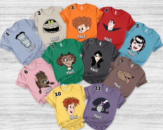 Family Birthday Halloween Shirt/Hotel Transylvania Birthday Shirt/Hotel Transylvania Family Birthday Shirt/Halloween Birthday Costume