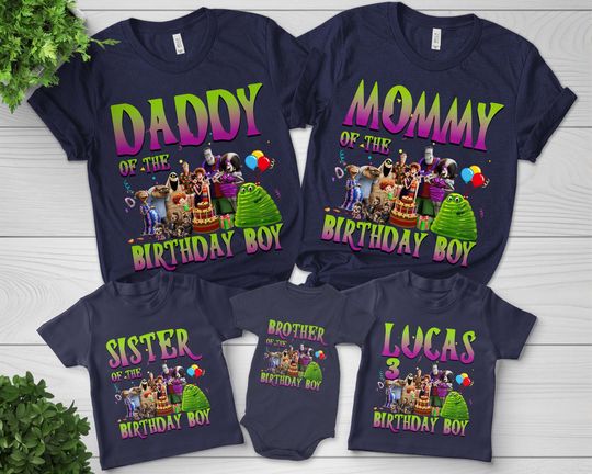 Hotel Transylvania Shirt | Hotel Transylvania Family Shirt | Dracula Birthday Family Shirt | Hotel Transylvania Family Party Shirt
