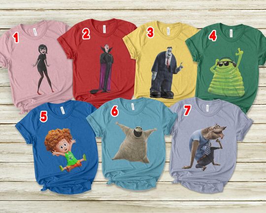 Hotel Transylvania Shirt, Mavis Shirt, Dracula Shirt, Family Shirt, Matching Shirt, Vacation Shirt, Trip Shirt, Group Shirt