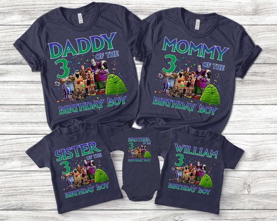 Hotel Transylvania Shirt, Hotel Transylvania Family Shirt, Dracula Birthday Family Shirt, Hotel Transylvania Family Party Shirt