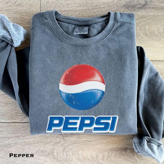 Vintage Pepsi Sweatshirt - Perfect Soda Lover Gift Idea - classic soda crewneck sweatshirt - fall crew neck