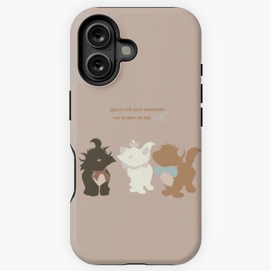 aristocats + t.s. lyrics iPhone Case