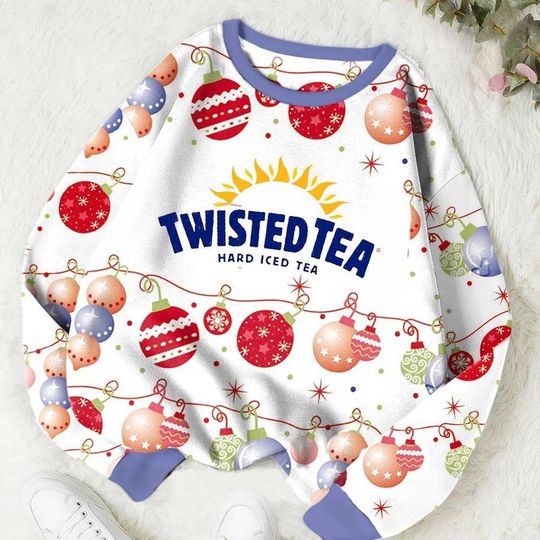 Twisted Tea Christmas Ugly Sweater, Drink Crewneck Sweatshirt, Twisted Hard Iced Tea Shirt, Drink Lovers Gift, Shirt For Men Women
