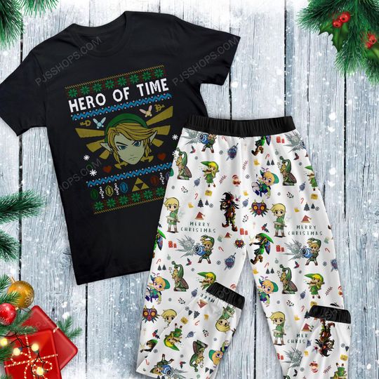 The Legend of Zelda Pajamas Set, Family Pajamas, Family Christmas Pajamas Set