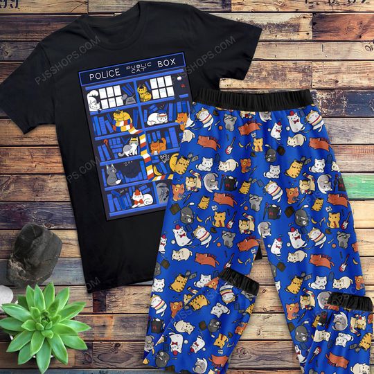 Doctor Who Holiday Pajamas Set, Doctor Who Family Pajamas, Doctor Who Family Christmas Pajamas Set