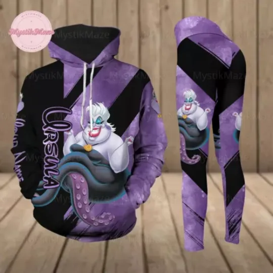 Personalized Ursula 3D Hoodie Legging Set Mother Day Gift All Over Print Best Price Us Size