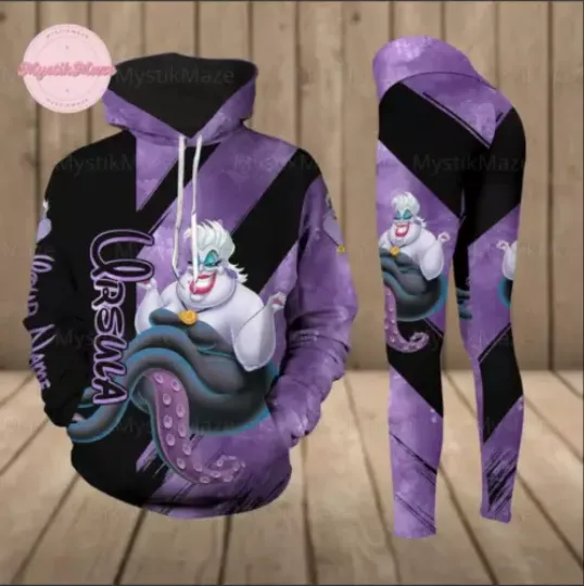 Personalized Ursula 3D Hoodie Legging Set Halloween Gift Best Price Christmas Gift Us Size