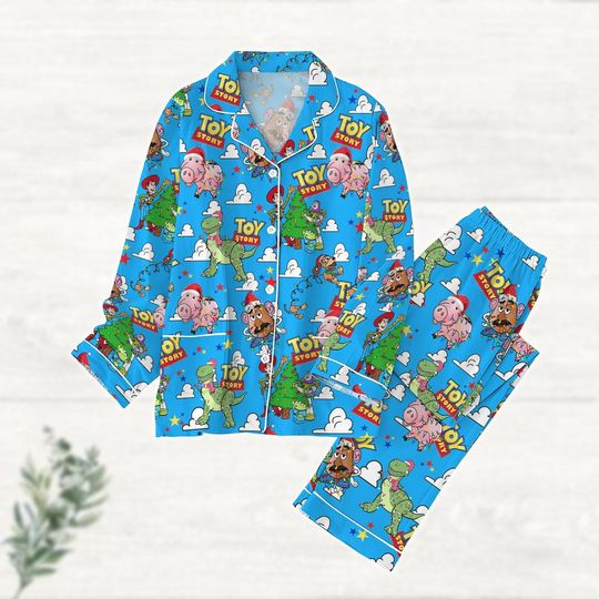 Christmas Toy Story Holiday Pajamas, Disney Pajamas For Party, Magic Kingdom Matching Pajamas Set, Disney Trip Pj Set, Gift For Fan