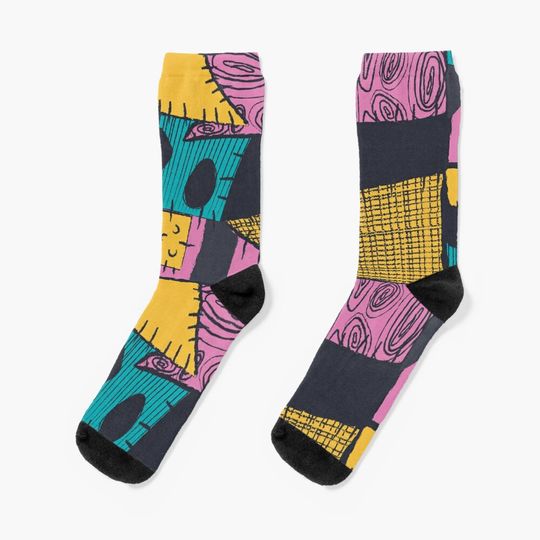 Nightmare Sewn Pattern Socks