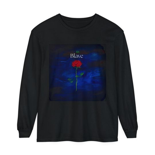 Long Sleeve Tee, Oil Painting Rose & Princess Bride Quote, 80s Movie Lover Gift, Fall Weather Shirt, Unisex Jersey, Cozy Classic Top, Unisex