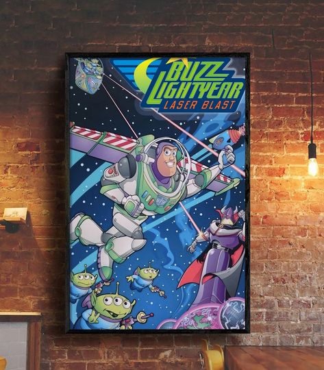 Buzz Lightyear Poster, Toy Story Printable, Disney Poster, Home Decoration, Kid Room Decor