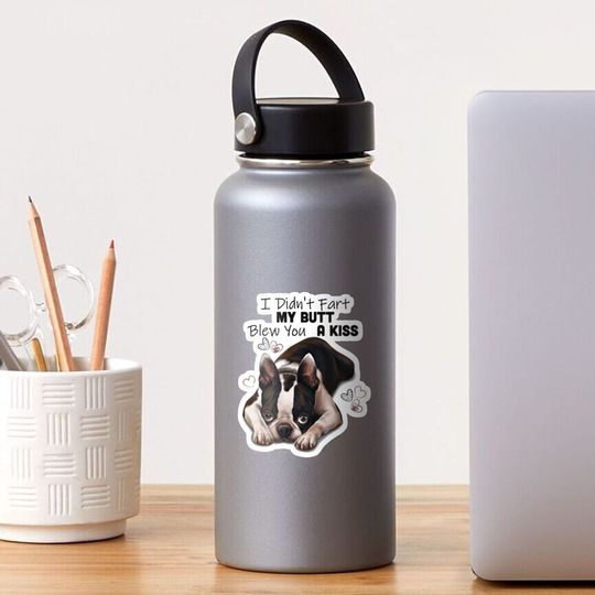 Boston terrier gifts, Boston Terrier shirts, boston terrier puppy, Boston terrier dog breed art Sticker