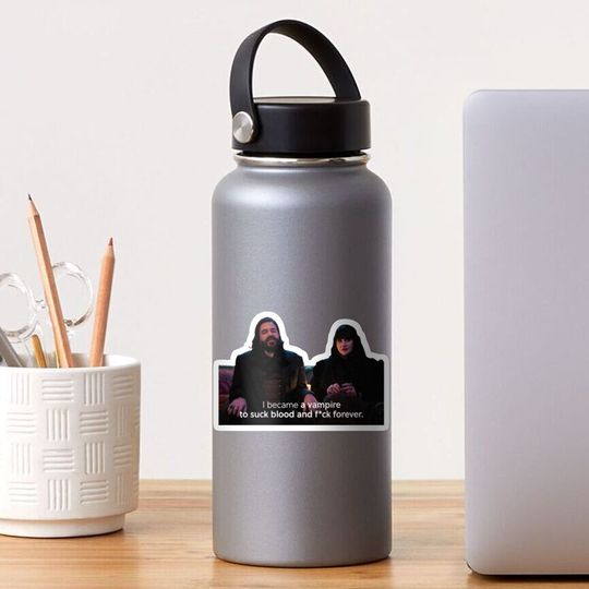 Lazlo and Nadja Sticker | What we do in the Shadows Sticker