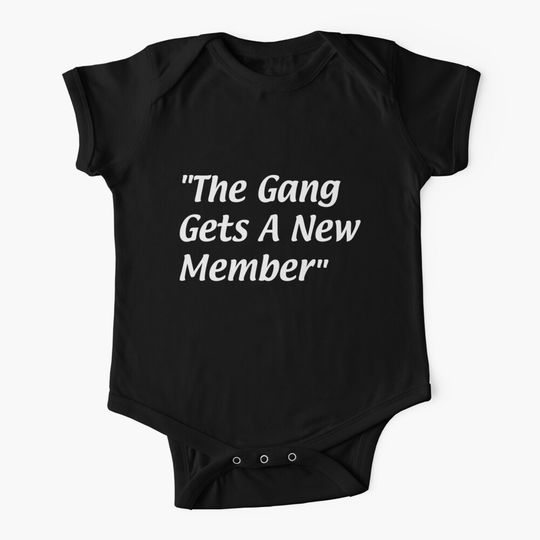 The Gang Gets A New Member Baby One-Piece