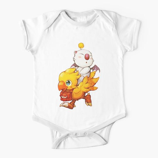 Chocobo & Moogle Final Fantasy Baby One-Piece