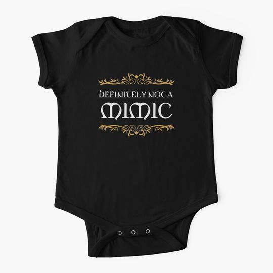 Definitely not a Mimic Tabletop RPG Addict Baby One-Piece