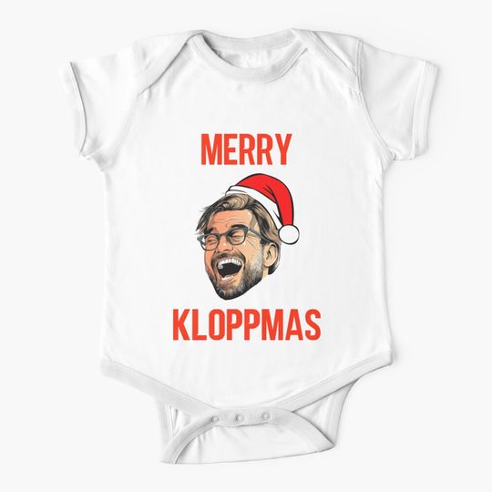 Merry Kloppmas, Liverpool FC Christmas Baby One-Piece