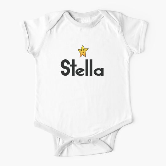 Stella Cute Star Name Stella Meaning Star Baby One-Piece
