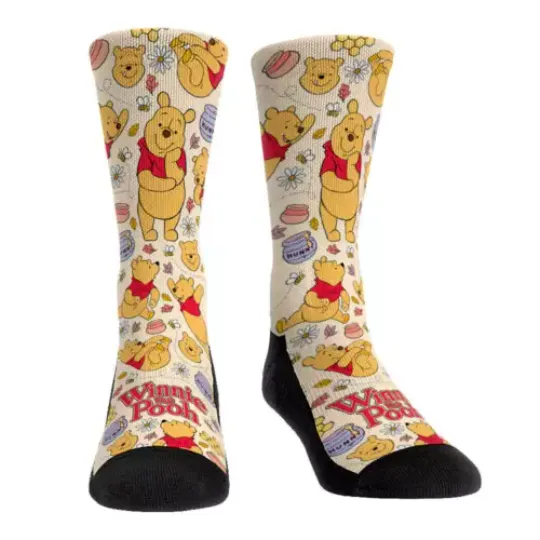 Adorable Pooh Bear Have A Holly Jolly Christmas Winnie The Pooh Fit Socks