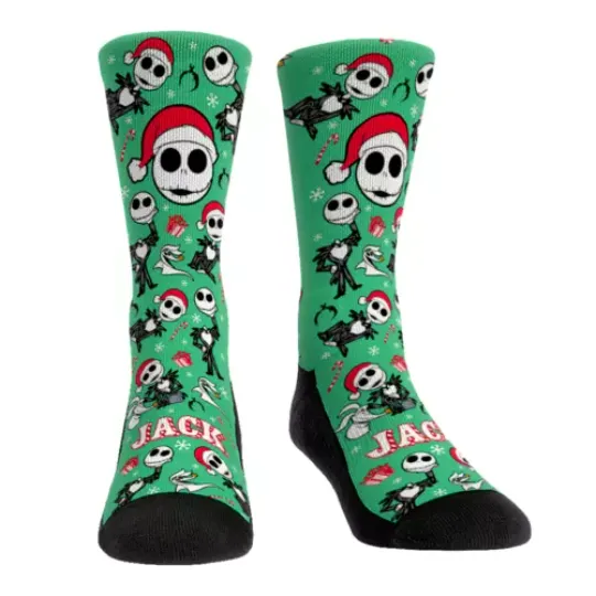 The Nightmare Before Christmas Santa Jack Skellington Christmas Fit Socks