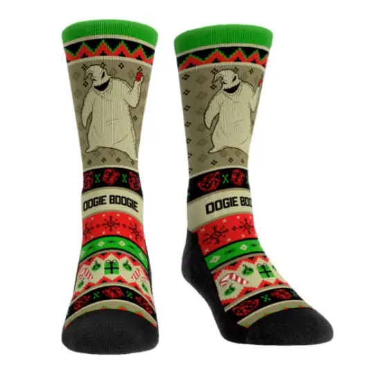 The Nightmaee Before Christmas Oogie Boogie Ugly Christmas Fit Socks