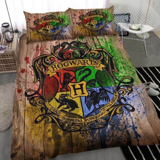 Harry Potter Love Hogwarts Bedding Set