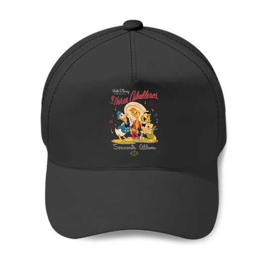 Disney Three Caballeros Mexico Baseball Caps, Donald Duck Jose Carioca Panchito Friends Baseball Caps