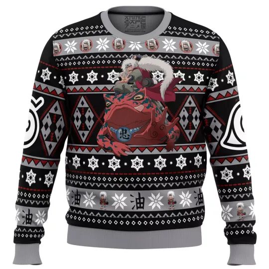 Christmas Jiraiya Narutoo Ugly Christmas Sweater