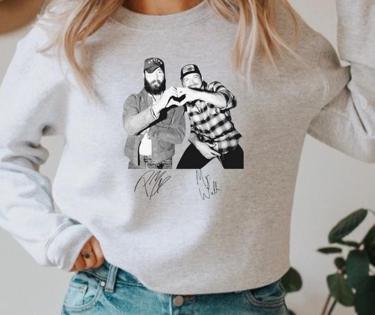 Wallen Western & Post Malone Sweatshirt, Wallen Western Sweatshirt, Wallen and Post Malone sweatshirt, Post Malone Sweatshirt