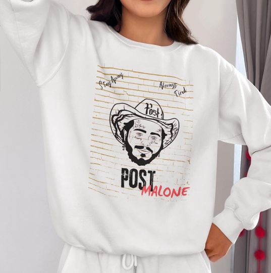 Vintage Post Malone Sweatshirt,Post Malone Sweatshirt,Malone Rap Music Sweat,Posty Rapper Sweat,Malone Music TheAlbum Sweat,Post MaloneSweat
