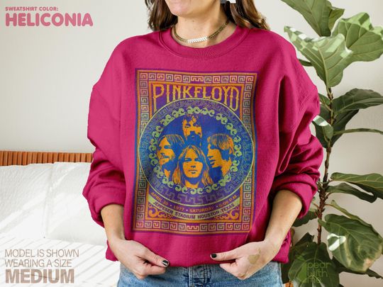 Vintage pink floyd 1977 sweatshirt (crewneck); pink floyd band '77 sweat shirt; aesthetic graphic pullover (vintage-inspired, distressed) z