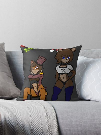 Fnaf x InHeat lustfulnights Pillow