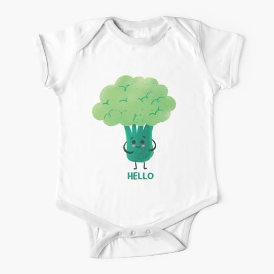 Cute Broccoli  Baby One-Piece