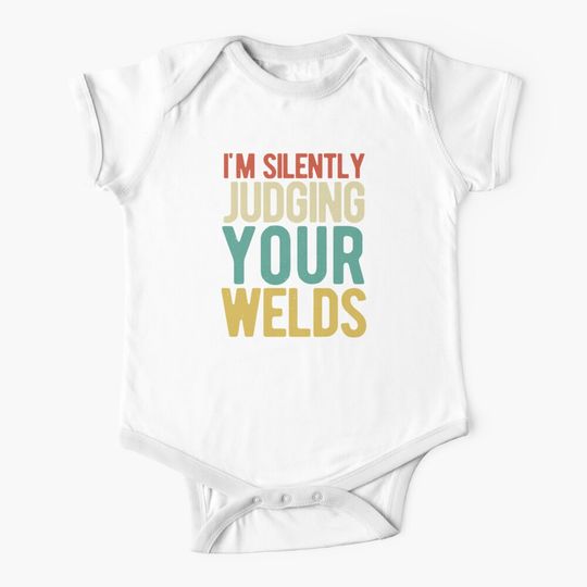 Welder Welding Funny Baby One-Piece
