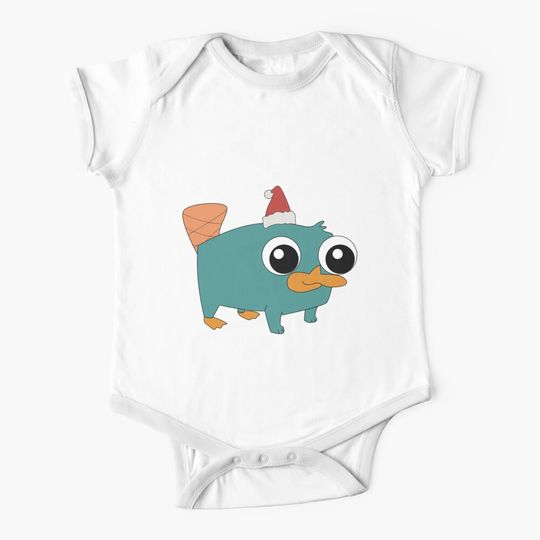 Christmas Baby Perry the Platypus Baby One-Piece
