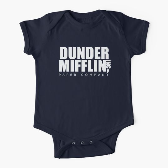 Dunder Mifflin Paper Company Logo - The Office Shirt Baby One-Piece