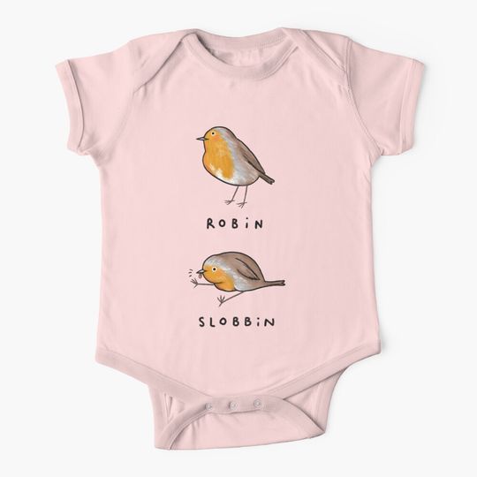 Robin Slobbin Baby One-Piece