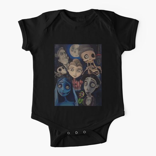 Corpse Bride Long  Baby One-Piece