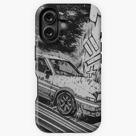 Initial D Toyota AE86 Drifting iPhone Case