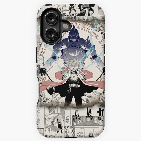 Fullmetal Alchemist Manga Collage iPhone Case