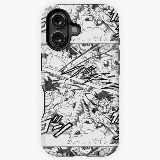 Dragonball Manga Image iPhone Case