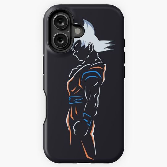 Goku outline iPhone Case