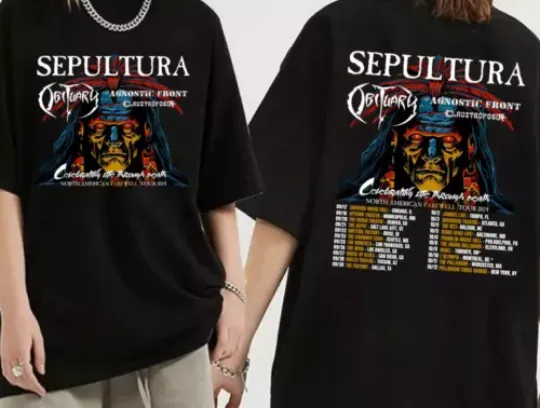 Sepultura North American Tour Celebrating Life Through Death 2024 Shirt