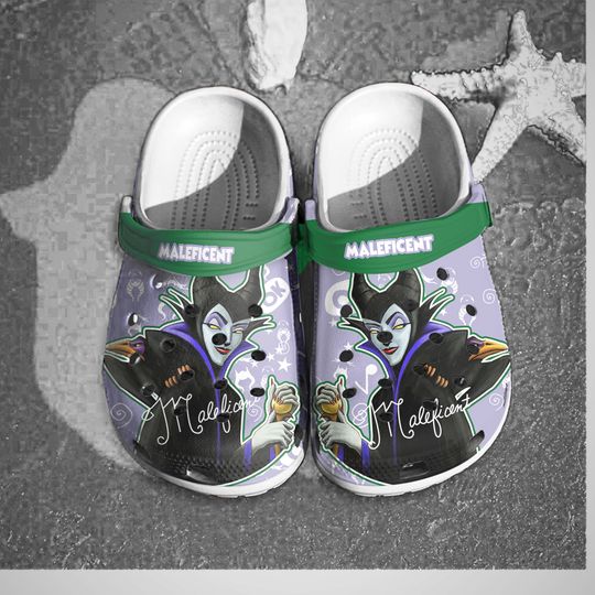 Maleficent Shoes Sandals, Maleficent Women Disney Clogs